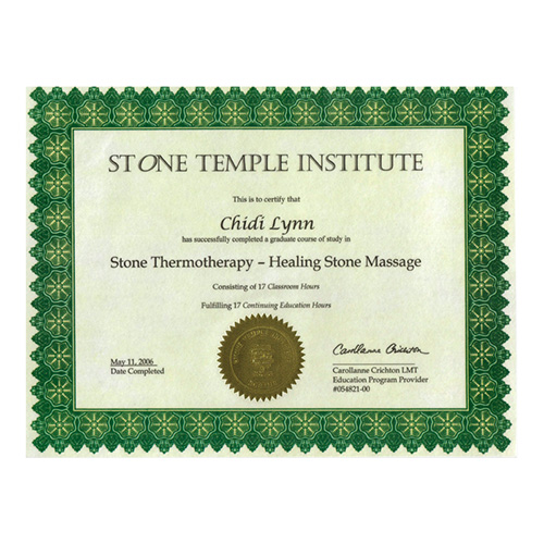 Stone Thermotherapy – Healing Stone Massage